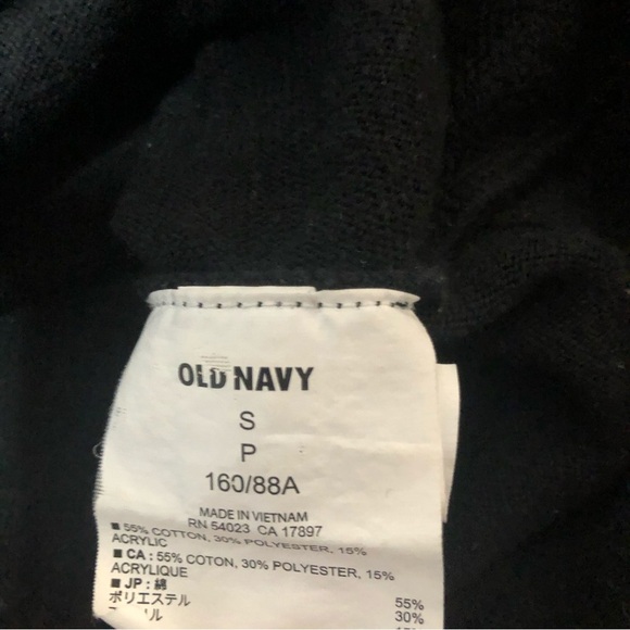 Old Navy Black Dolman Sleeve Knit Sweater | Relaxed Fit | Size S - Picture 4 of 5